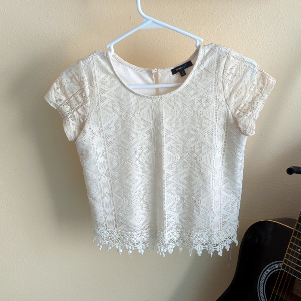 White lace Shirt